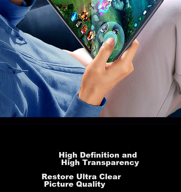 ESCASE Tempered Glass Screen Protector for Huawei MatePad SE, Compatible with 11-Inch 2024 Model Active Edition Tablet, Protective Film with High Definition, Shatterproof And Scratch-Resistant 11