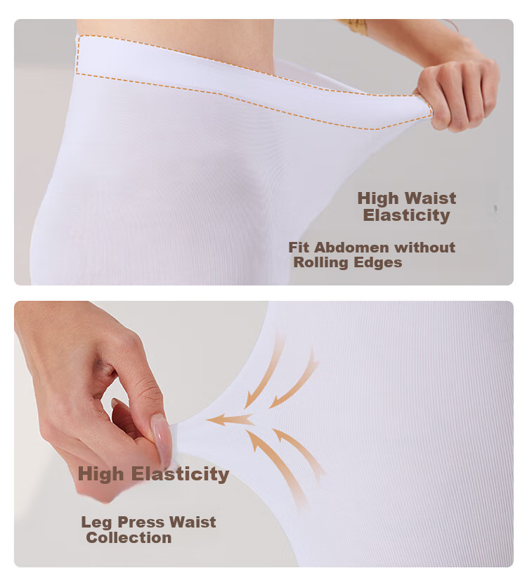 LangSha White Stockings, Plus Size, Thick And Large, Spring And Autumn Medium-Thick Dance Socks, Velvet Anti-Pinch White Pantyhose, Leggings 11