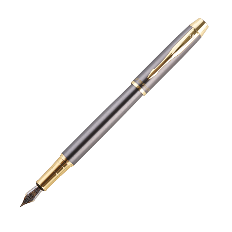 HERO Fountain Pen/signature Pen 7006, Student Office Calligraphy Practice Pen, Business Gift, EF Nib, Gray