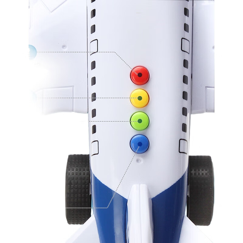 Детская развивающая игрушка BAOLE STAR TOYS, большой говорящий самолет, инерционная модель, для детей от 3 до 6 лет, подарок на Новый год
