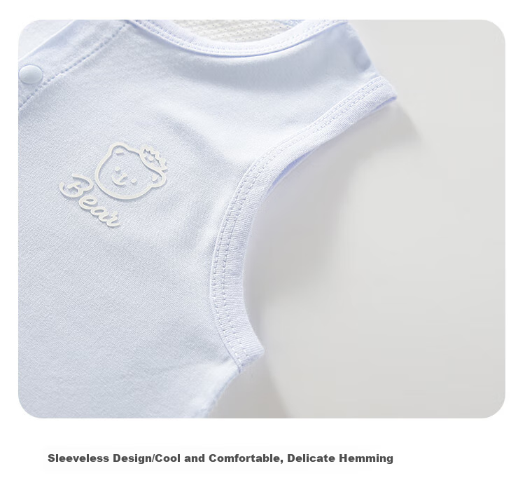 Qiaojiaoya Baby Clothes, Summer Thin Newborn Onesie, Full Moon Baby Hundred Days Pajamas, Yellow (Slightly Small), 66cm 6