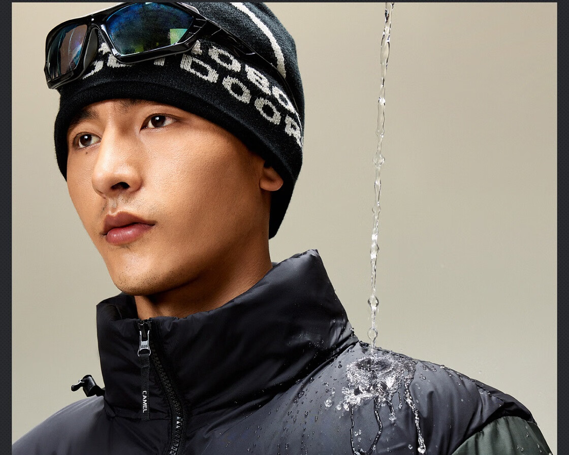 CAMEL Huoyanshan 2.0 down Jacket for Men, Winter New Style, Thickened Warm Puffer Coat, Short Outerwear M13CR07066E 7