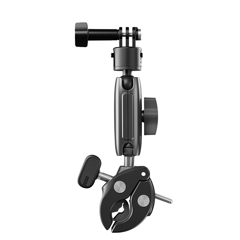 Jingxuan JINGDONG Self-Branded DJI Action6/4 Motorcycle Mount Compatible with GoPro Bicycle Mount Insta360 Tube Clamp [Panoramic DJI 360]