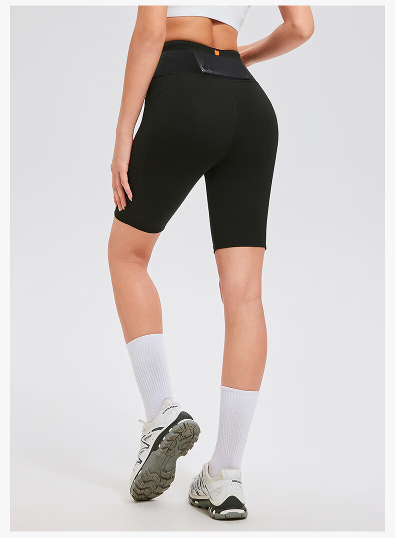 Cosleaf Compression Running Shorts for Men and Women, Breathable Sweat-Wicking Fitness Kangaroo Pocket Marathon Training Tights 31