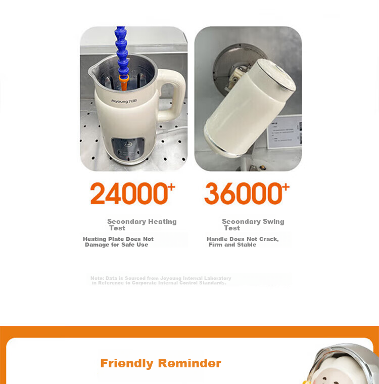 Joyoung Home Use 1L Quiet Blender Soy Milk Maker Food Processor, 22-Minute Fast Soy Milk Maker DJ10X-D285 22