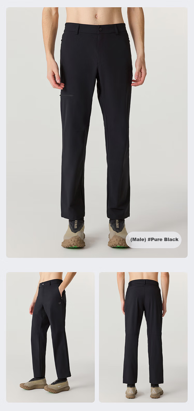 NORTHLAND Men's Quick-Dry Long Pants, Outdoor Comfortable Elastic Moisture-Wicking Casual Trousers for Me 7