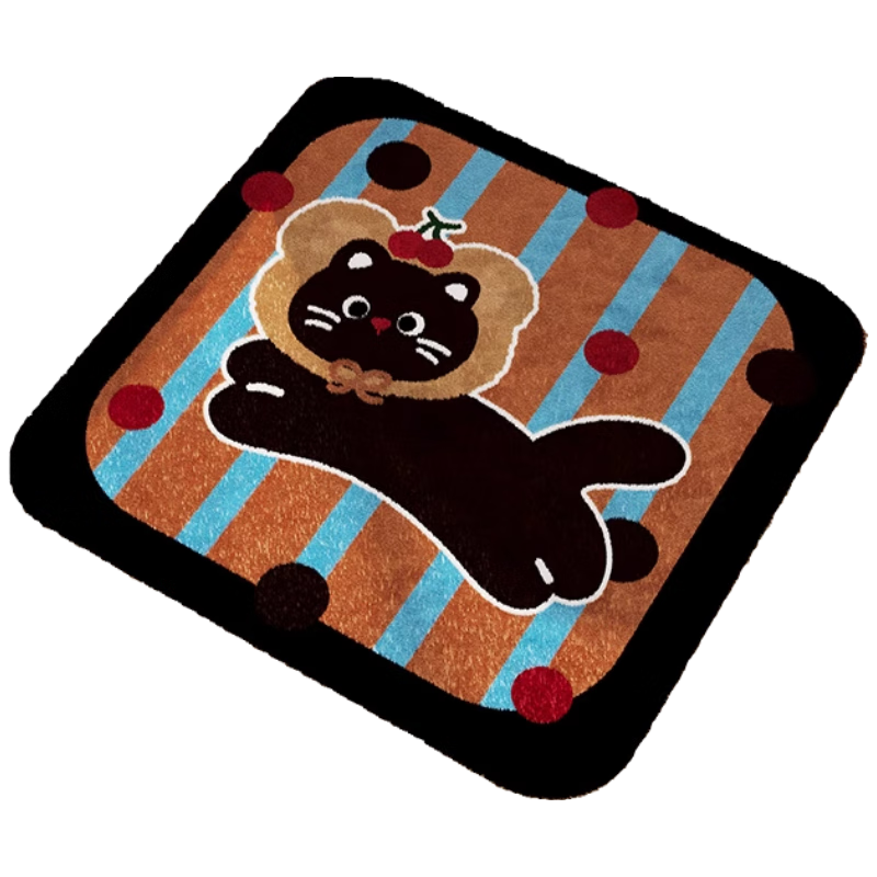 Fan Ye Cartoon Cashmere-Like Chair Cushion Winter Cooling Seat Pad Student Dorm Office Long Sitting Cushion Sofa Pad