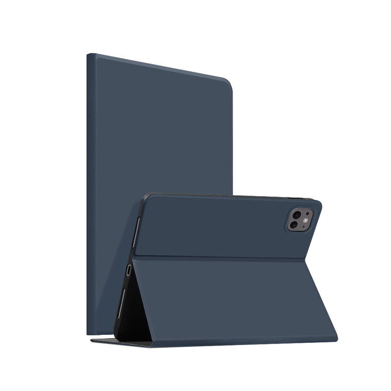 ALittleFlower IPad Pro Case for 13-Inch 2026/2524 Models with M4/M5 Chip, Slim Full Protection Anti-Drop Soft Shell with Sleep/Wake Function, Deep Blue