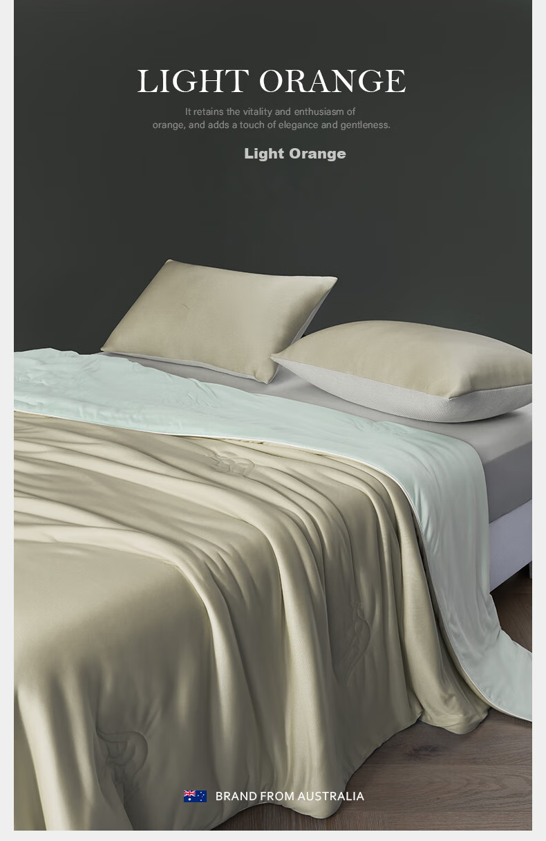 AusGolden M Series Blade Summer Cooling Quilt Anti-Mite Antibacterial Baby Grade A Washable Machine Washable Air Conditioning Quilt 200*230cm 15
