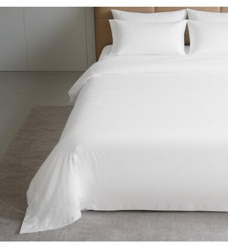 Ranpai Pure Cotton White Duvet Cover, Single Piece, 100% Cotton, Star-Rated Hotel Bedding, for 1.8m Bed, 220x240cm 7