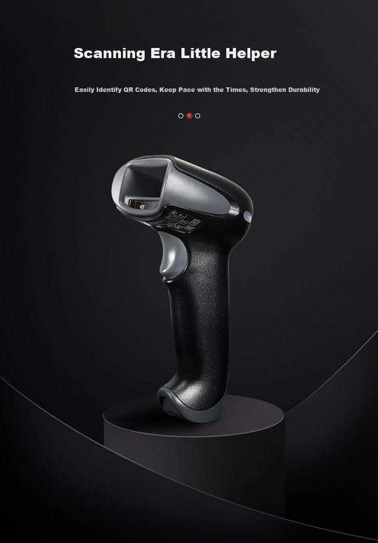 Honeywell Wired Barcode Scanner, Barcode Gun, Barcode Scanner, QR Code Scanner, Can Scan Electronic Screens, Express Delivery And Supermarket Barcode Scanner, 1470G Black 1