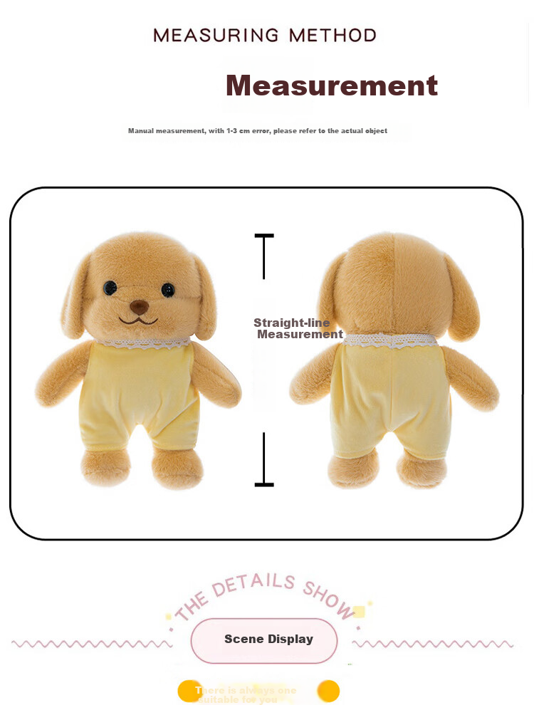 Beishangxing, Puppy Plush Toy, Poodle Dog Stuffed Animal, Children's Hugging Doll, Boys And Girls Birthday Gift 3