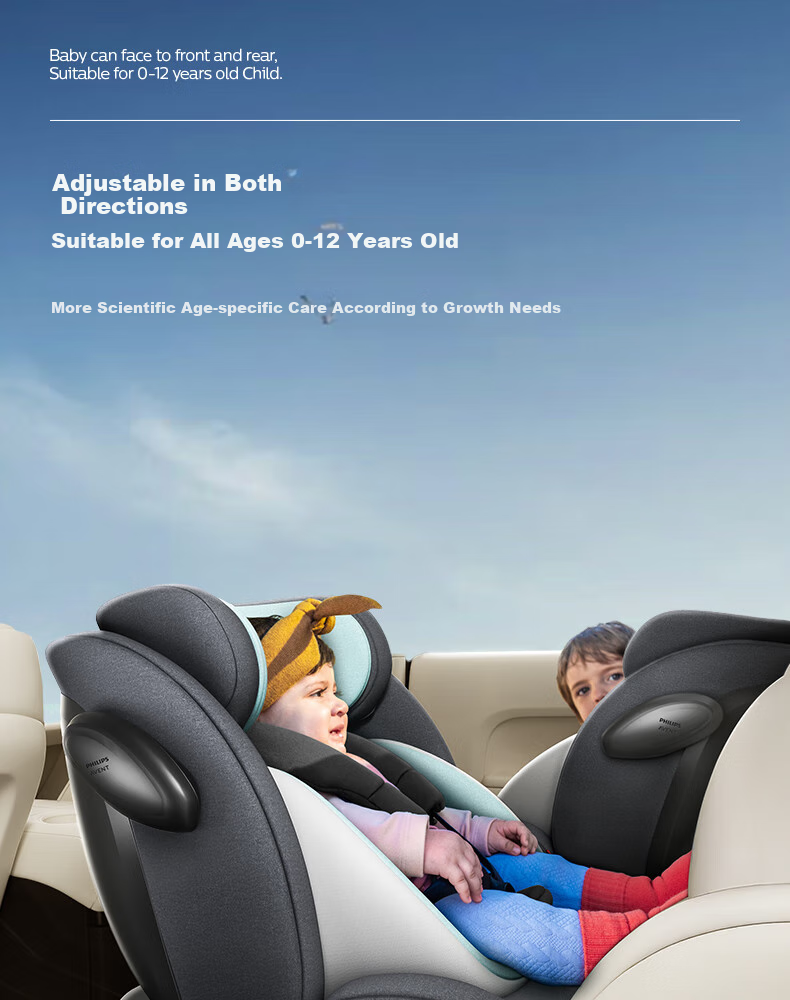 PHILIPS Child Safety Car Seat for Ages 0-12, 360-Degree Rotation, I-Size Certified, ISOFIX Five-Point System 20