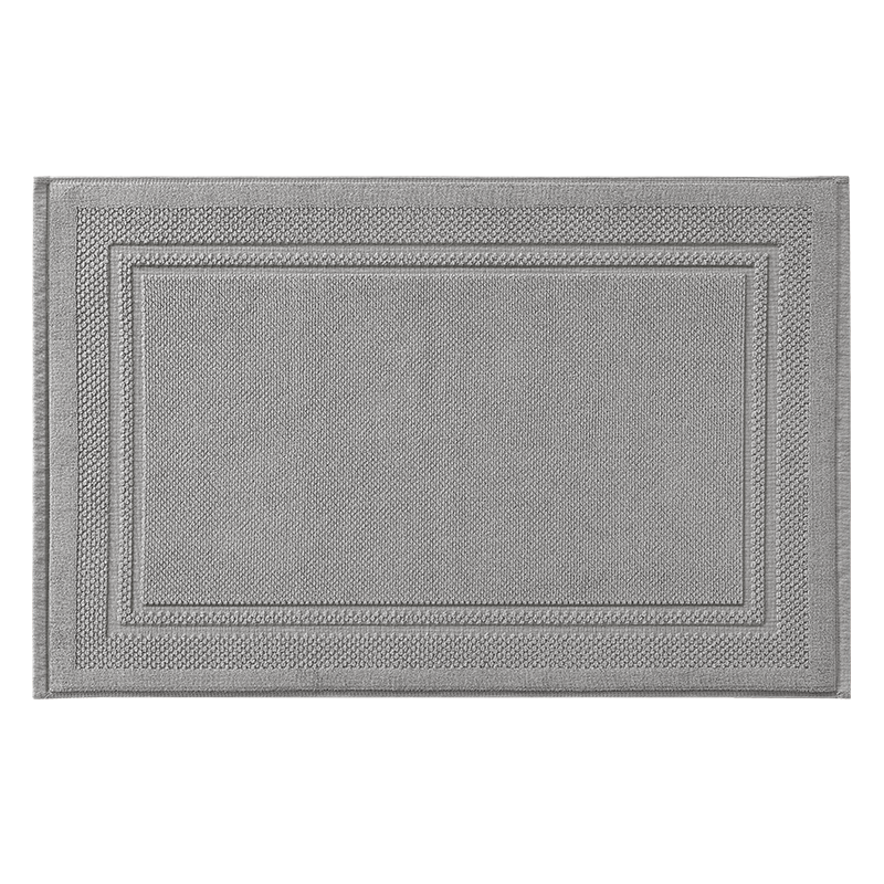 Baineng Pure Cotton Hotel Bathroom Door Water Absorption Mat Toilet Floor Mat 40x60cm
