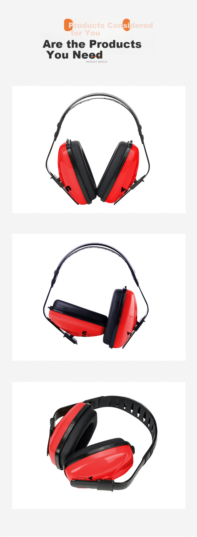 VIAN Soundproof Earplugs Professional Noise Reduction Sleeping Aid Noise Cancelling Industrial Factory Noise Reduction Anti-Interference Headphones 1436 Soundproof Earplugs 7