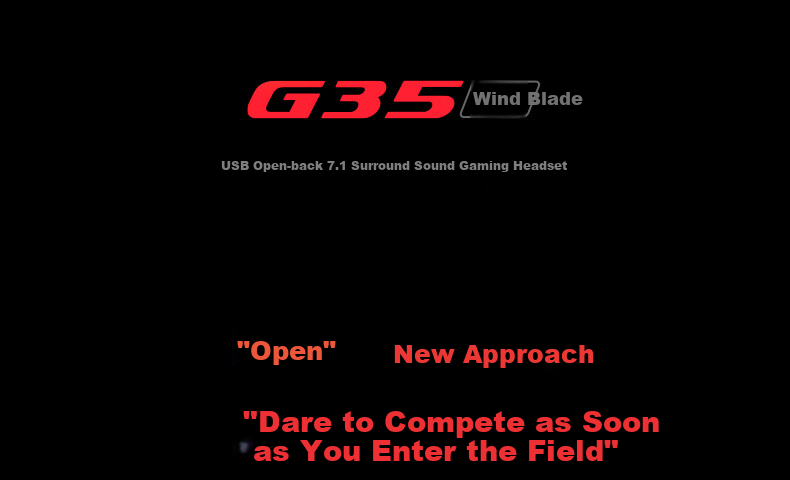EDIFIER HECATE G35 Wind Blade Open-Back Wired Over-Ear Gaming Headset with USB 7.1 Channel, Computer FPS Triangular FPS Headset with Noise-Cancelling Microphone, Black 3