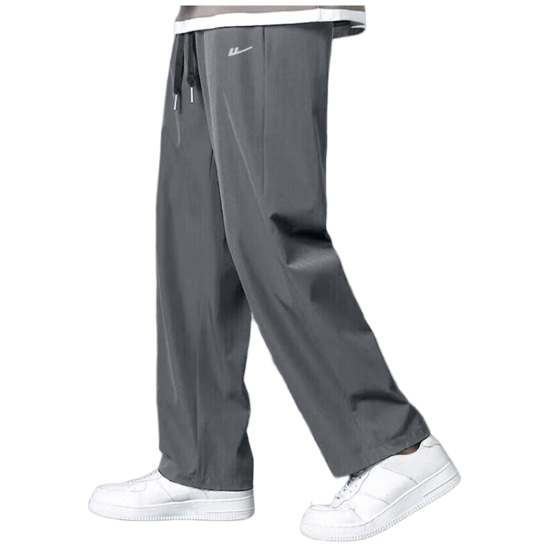 Warrior Men's Spring and Autumn Sports Pants Straight Leg Wide Leg Loose Casual Pants Trendy Versatile Men's Trousers