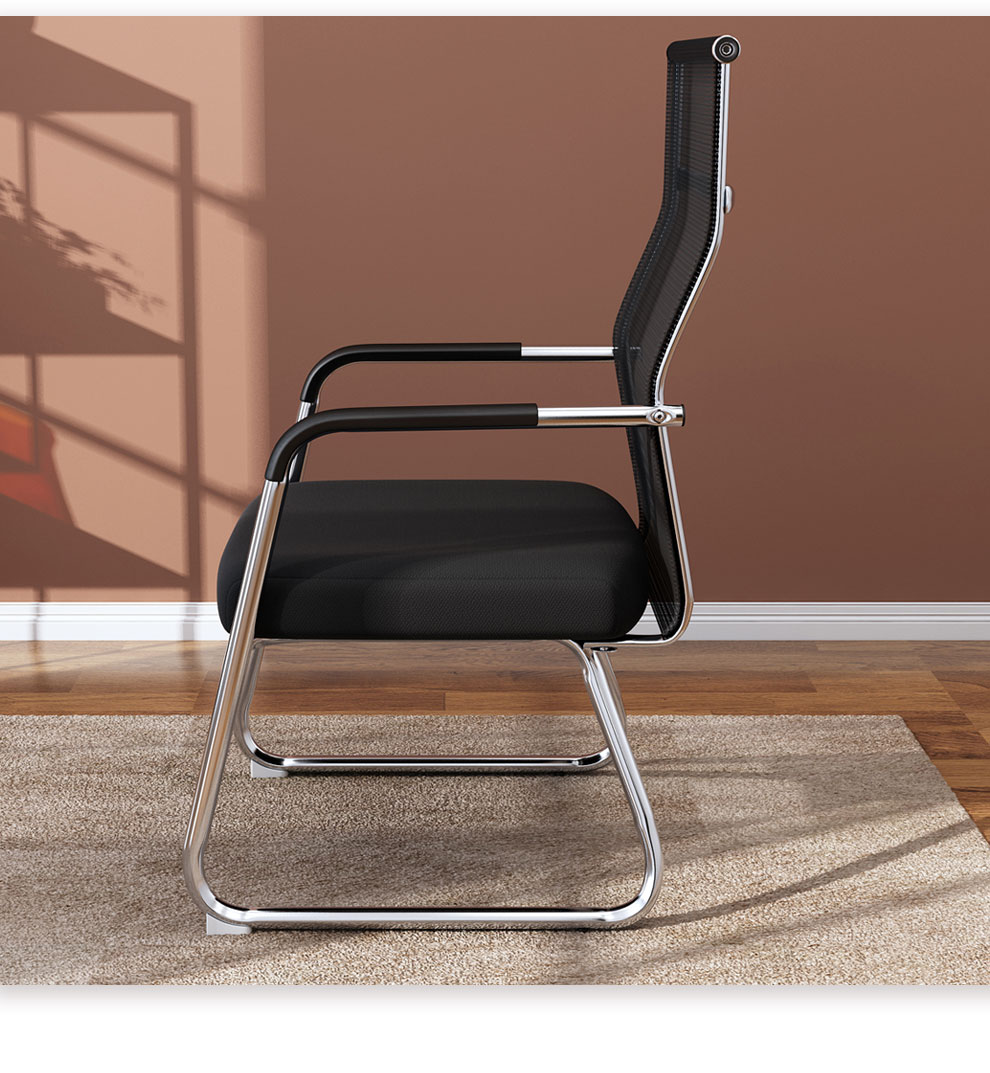 Qishengmingyuan High Back Chair, Computer Chair, Office Chair, Conference Chair, Electroplated Mesh Chair, Corporate Staff Chair, Seat LC-130 15