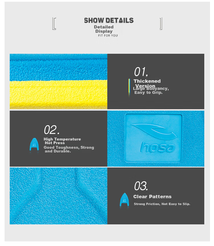 Hosa Coach Recommended Swimming Kickboard Leg Clip Training Adult Children Swim Aid Board 8 Figure-8 Professional Swim Training Aid 11