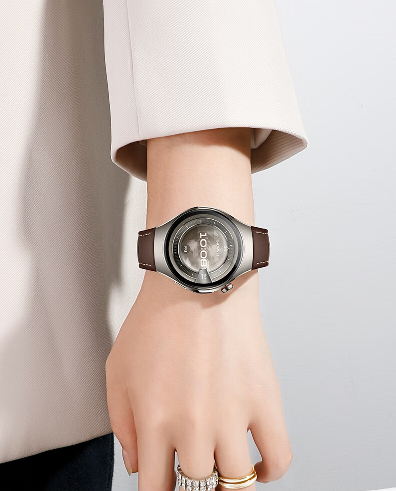 Weiqiantu [Official Same Style] Compatible with Huawei Watch5 Titanium Metal Strap, Upgraded Anti-Scratch, Dedicated Curved Interface, 42mm Dial [Watch5 Exclusive] Titanium Silver 1