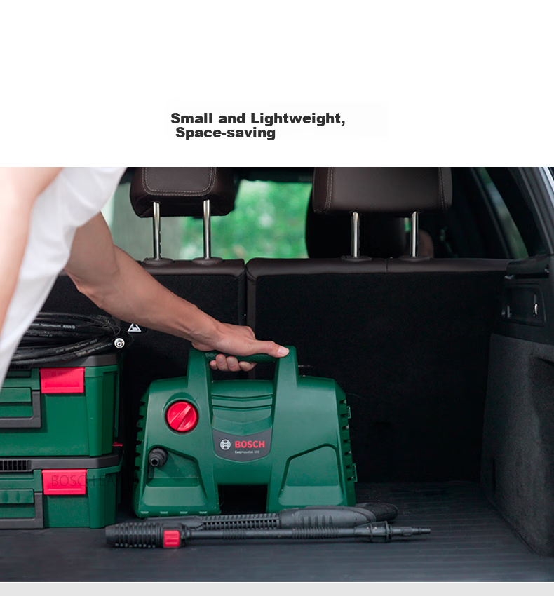 BOSCH EA100 Car Wash Machine High-Pressure Washer 220V Small Household High-Pressure Water Gun Water Pump Portable Device High Power 19