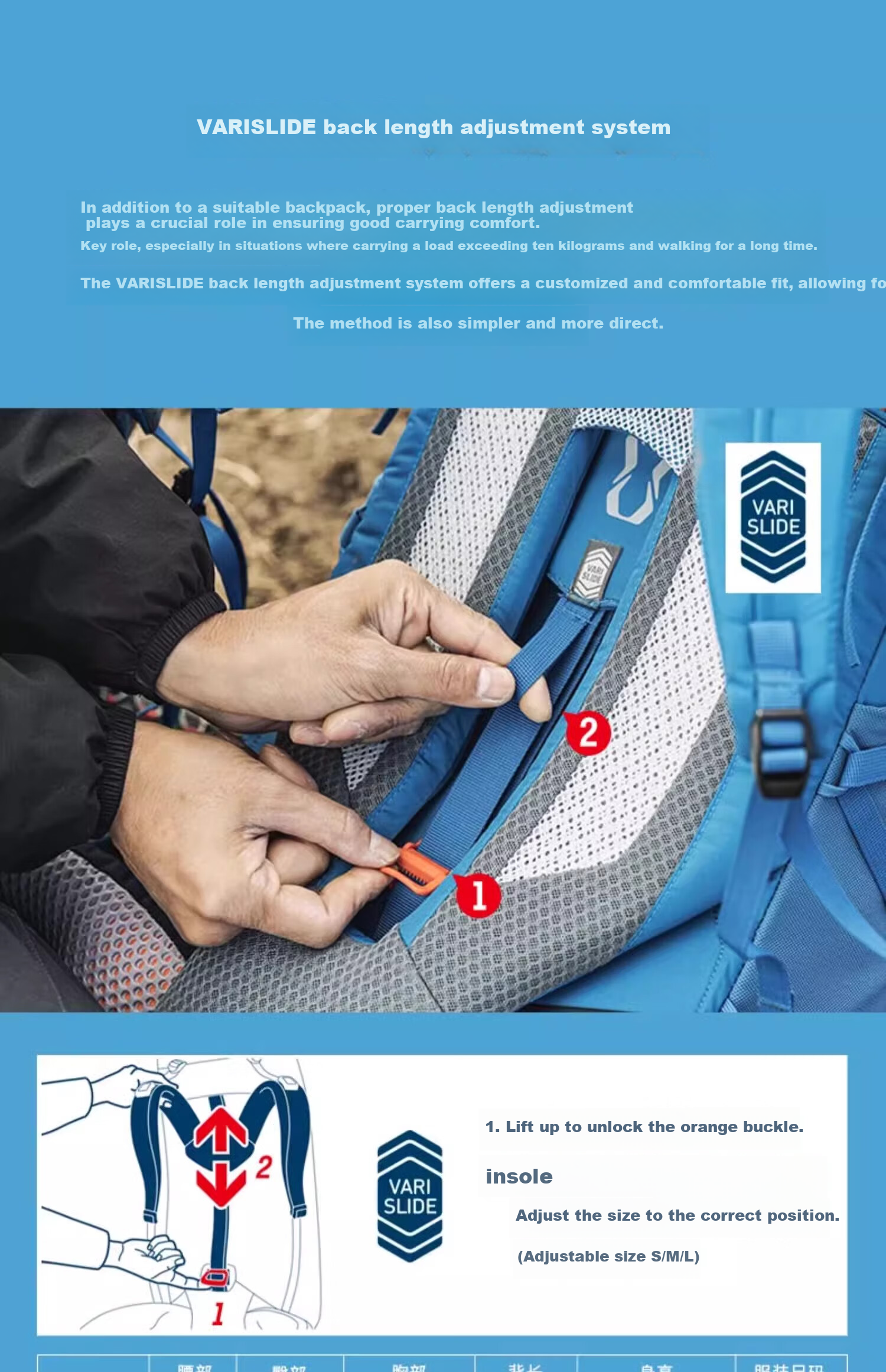 DEUTER Hiking Backpack, Zhen Tu Heavy-Duty Large Capacity Outdoor Bag, Trekking Travel Backpack, Shale Color-45+10SL 11