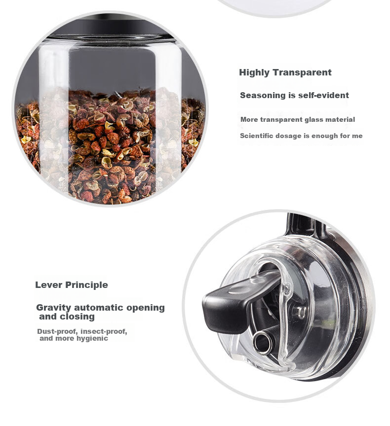 Newair Seasoning Set: Salt Shaker, Spice Rack, Condiment Bottles, Spice Jars, Kitchen Storage Rack, 9-Piece Set 10