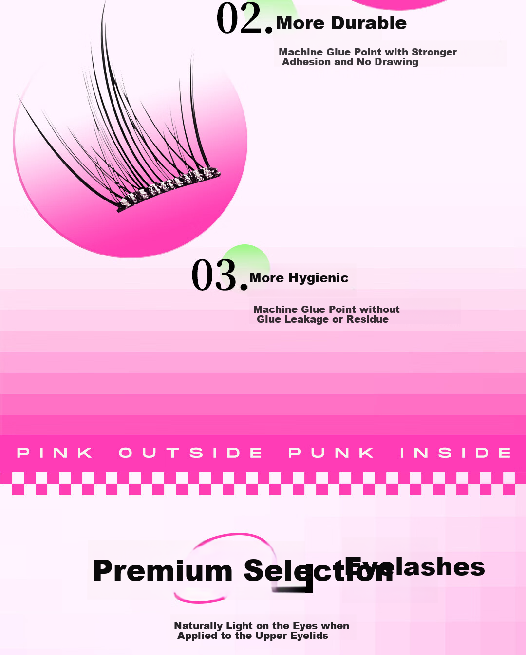 Arrebol False Eyelashes for Women, Natural-Looking, No Glue Required, Lazy Person's Lashes, Long And Curled, Beginner-Friendly, Gift for Girls 7