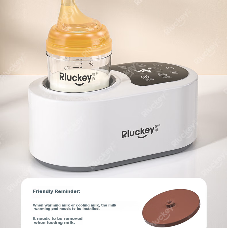 RLUCKEY Newborn Anti-Colic Glass Bottle with Soft, Breast-Like Center Nipple, 160ml, Size S, for 1-3 Months 20