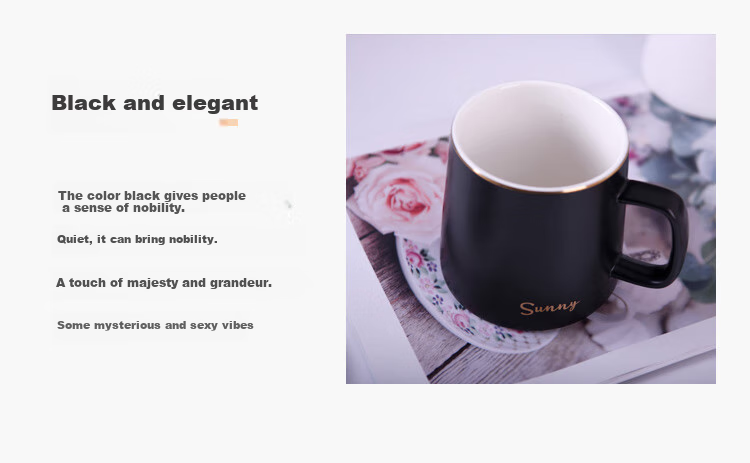 ZARVYRELAXED Premium Gift Box Ceramic Warm Cup, Constant Temperature Cup, Smart Heating And Insulation Coffee Cup, Business Office Gift Water Cup 1