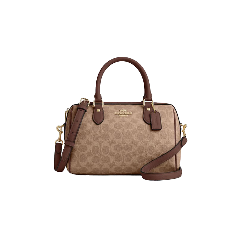 COACH Rowan Medium Shoulder Tote Boston Bag for Women - Brand Direct Supply, Women's Day Gift