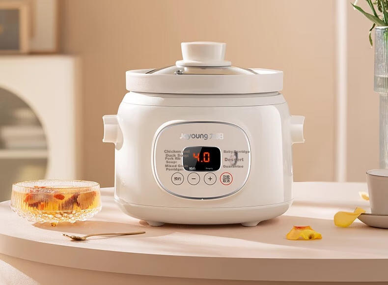 Joyoung Electric Stew Pot, Electric Soup Pot, Electric Clay Pot, Soup Cooking Pot, 1.5L Large Capacity Bird's Nest Stew Pot, Purple Clay Pot, Multi-Functional Pot, Baby Food Pot, Porridge Cooking Pot, Electric Cooker GD152 1