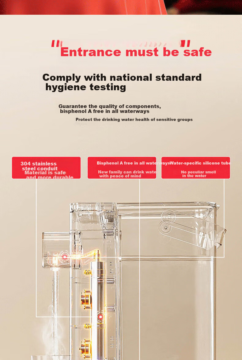 Anjier Instant Hot Water Dispenser, Home Desktop No-Installation All-In Machine, Portable Milk Maker And Direct Drinking Machine, Small Electric Kettle Y3692 6