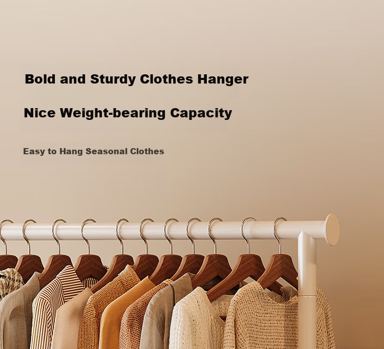 Yicainianhua Foldable Clothes Drying Rack, No Installation Required, Floor-Standing Clothes Hanger for Bedroom, Balcony Clothesline, Quilt And Garment Drying Stand 2215 9