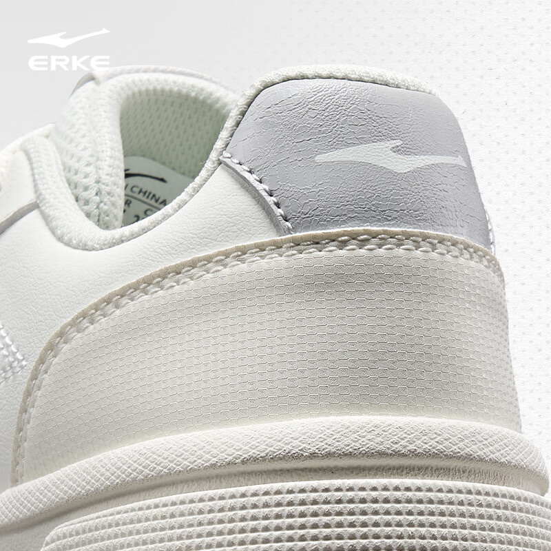 ERKE Women's Casual Autumn Breathable Classic White Sneakers Tianhe 52125101480