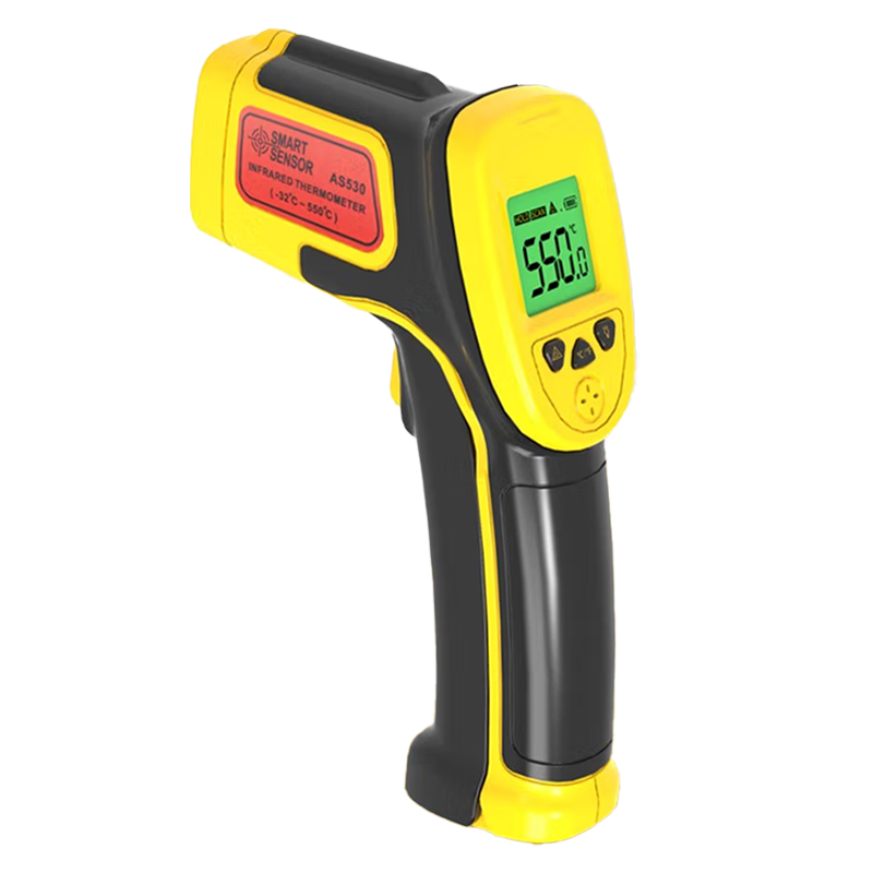 Xima Infrared Thermometer, High-Precision Industrial Temperature Gun, Food Baking Electronic Thermometer, Temperature Meter AS530