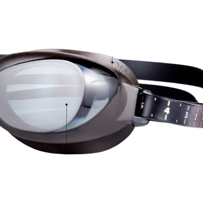 Очки для плавания Speedo Aquapure Vision для близоруких, профессиональные, с защитой от запотевания и УФ-лучей, серо-дымчатые, -1.50 диоптрии