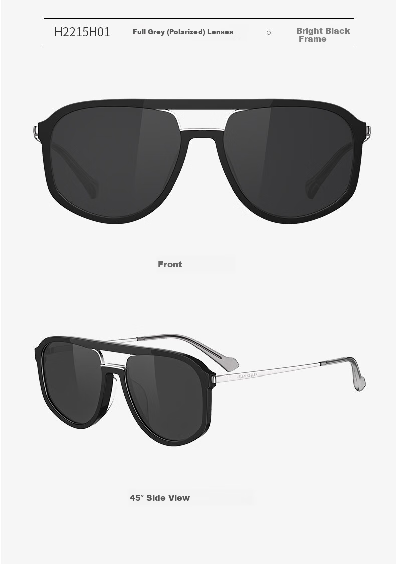 HELEN KELLER Sunglasses for Men And Women, Non-Polarized HUD Car LCD Driving Glasses H2215N39 11