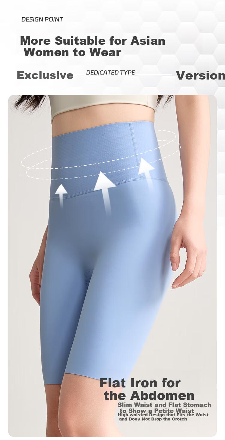 I'd Five-Minute Yoga Pants for Women, 2026 Summer Thin Style, Pressure-Elastic Seamless, for Outdoor Wear, Running, Fitness, Sports, Cycling Shorts 7