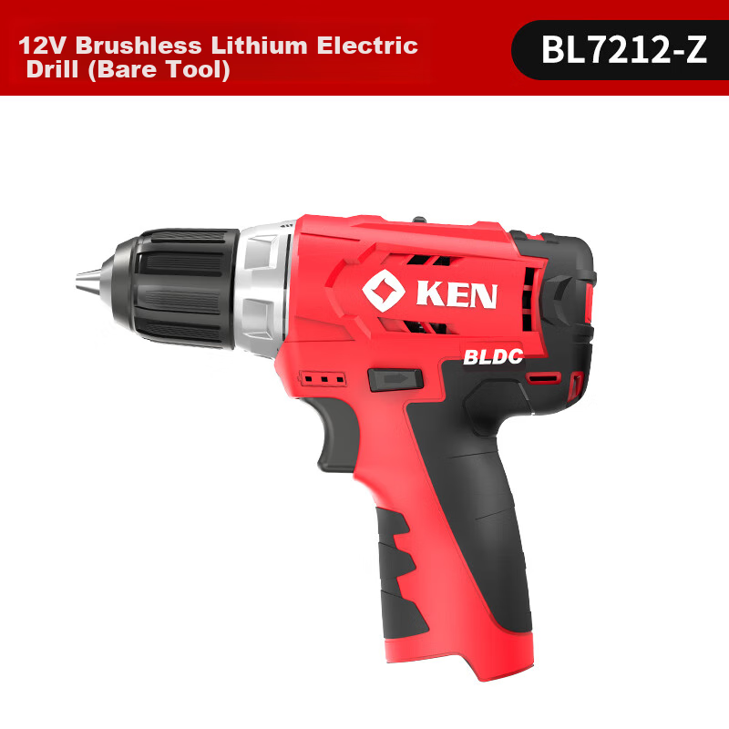 Аккумуляторная дрель KEN BL7212-Z, бесщеточная, 12 В, без аккумулятора