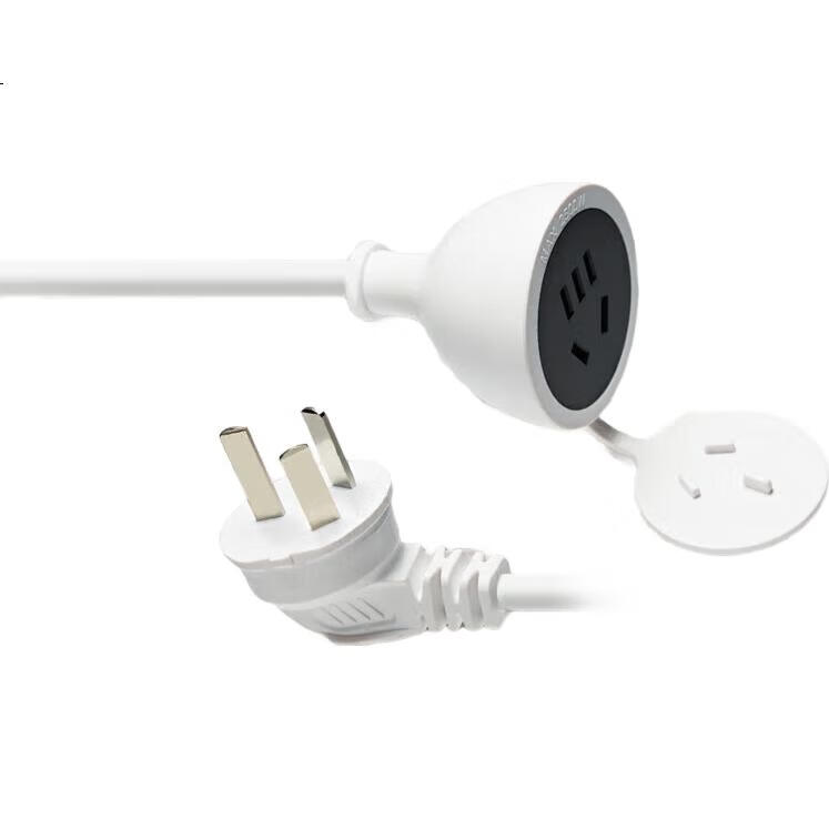 Удлинитель DELIXI CD98J-MZS16 0.6м, 16А, с защитой от детей, белый