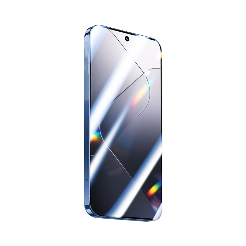 Baouzou [3-Pack - Damage Compensation] Compatible with Xiaomi 14 Tempered Glass Screen Protector, Anti-Blue Light, Drop-Resistant, High-Definition Full-Screen Glass Protective Film for Xiaomi 14 Phone