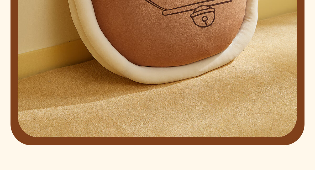 MIDO HOUSE Mingdu & Doraemon Co-Branded Throw Pillow Sofa Living Room Bedroom Home Backrest Lumbar Support Cushion Pillow Core, Memory Foam 9