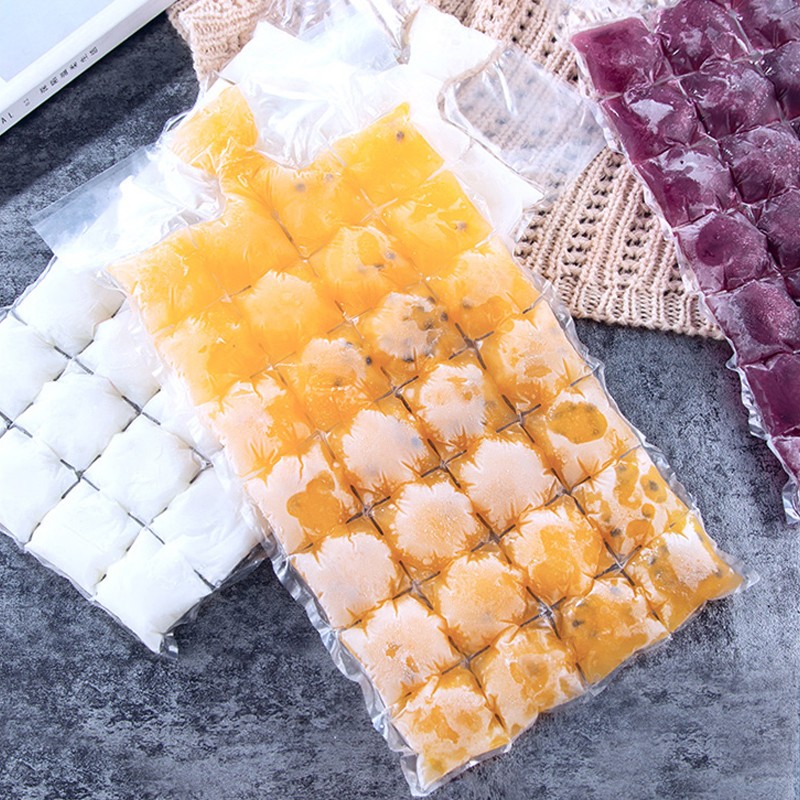 BWNK [280-Piece Set] Ice Cube Trays, Disposable Ice Bags with Self-Sealing Edges, Ice Cube Molds, 10 Ice Bags