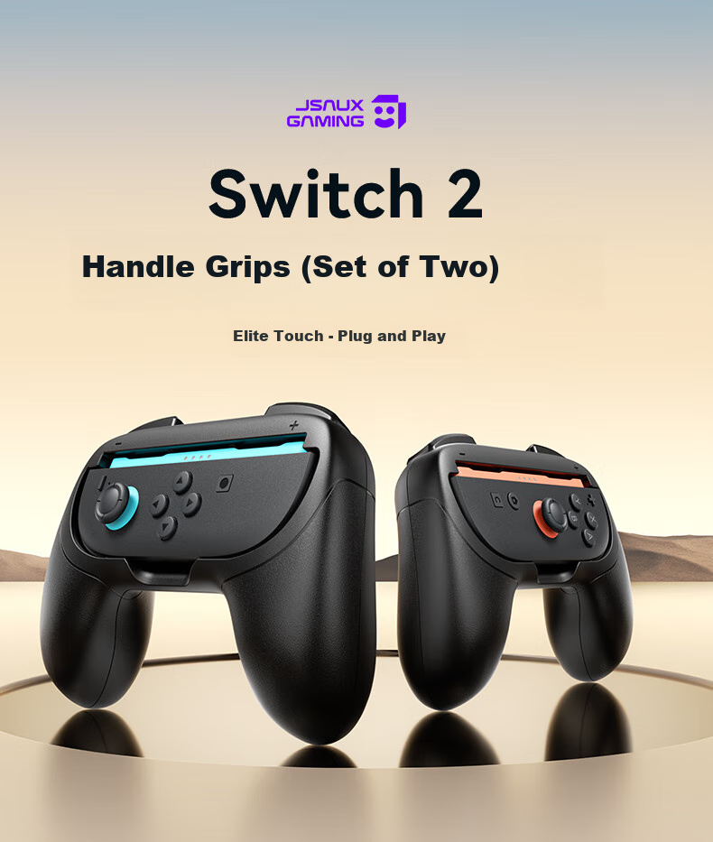 JSAUX Few Shu Switch 2 Controller Grip, Joycon Handle Cover, Switch 2 Controller Protective Case, Compatible with Nintendo NS2 Accessories, Peripheral Peripherals 1