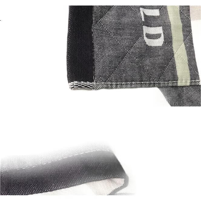 Наволочка AVIVI из чистого хлопка, большая и плотная, для студентов и детей, стеганая, серая в клетку, 50x80 см