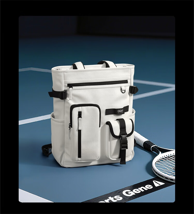 GOLF Backpack for Men, Tennis And Badminton Bag, 15.6-Inch Laptop Backpack, Student Schoolbag, Travel Sports Backpack for Wome 8