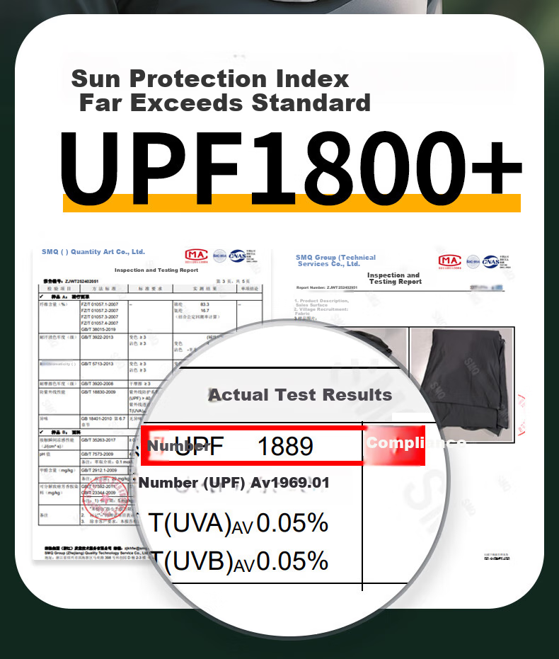 XTEP Sun Protection Face Shield, UV-Resistant, Cycling, Motorcycle Helmet Baffle, Windproof Full-Face Ice Silk Breathable Mask, Men's Summer Gray 5