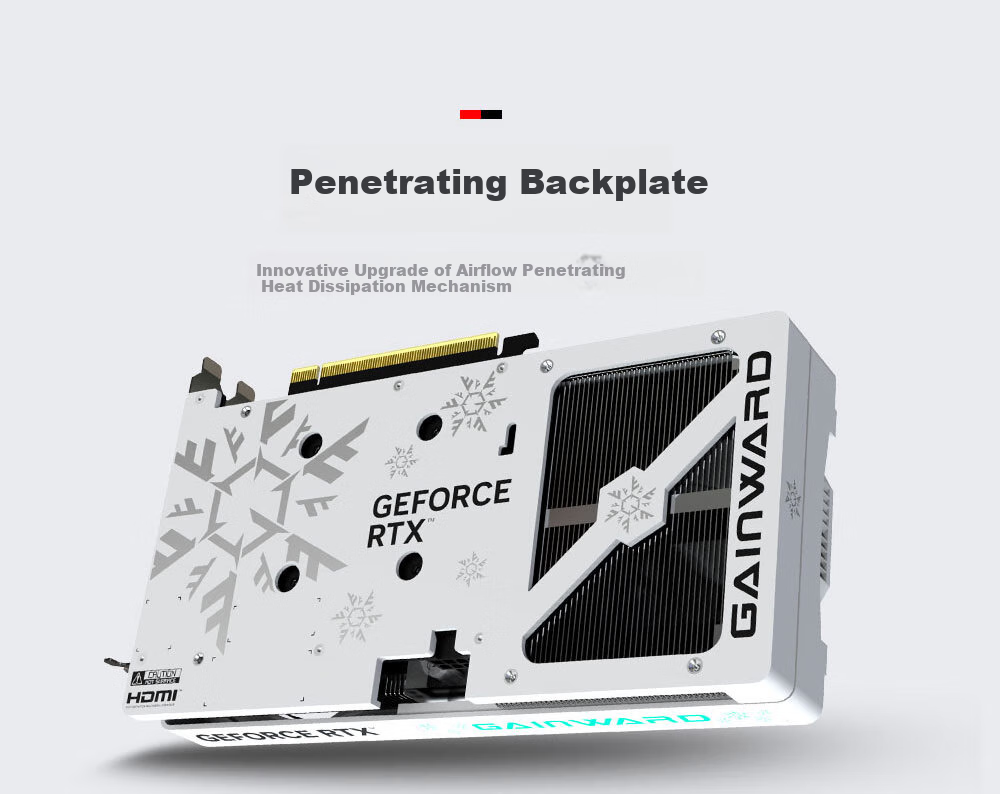 GAINWARD GeForce RTX 5060 Tuxiao OC 8G Graphics Card, DLSS 4.5, NVIDIA, E-Sports Gaming/Design Editing/AI Local Deployment 4