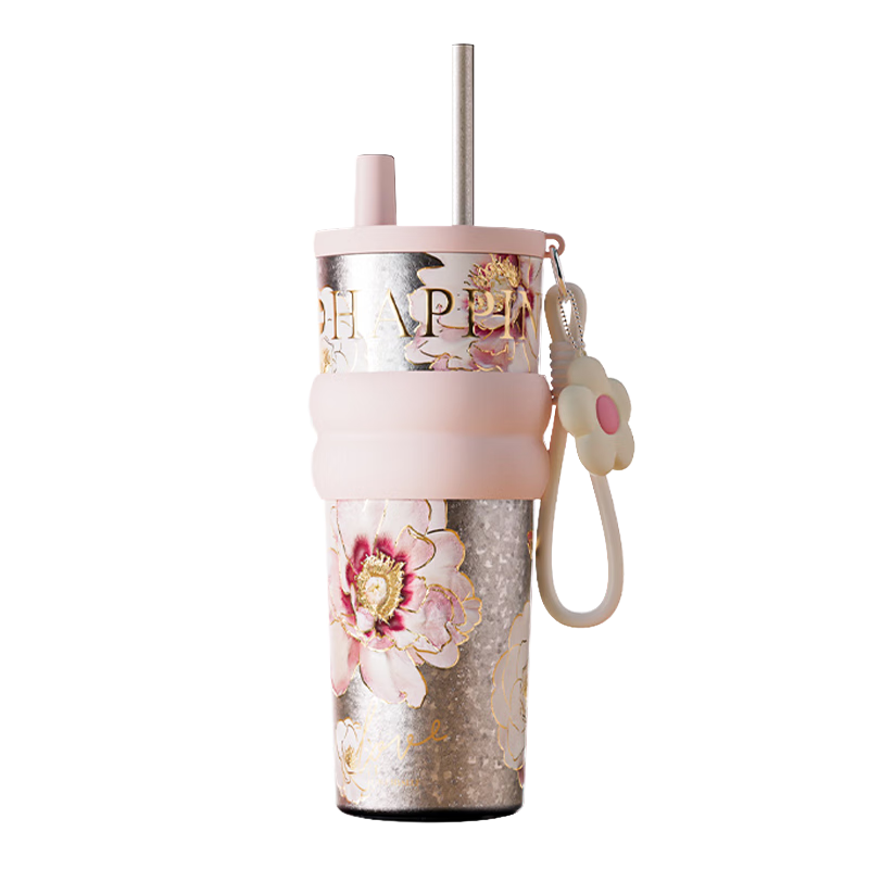 Big Car Titanium Pure Titanium Insulated Cup Teacher's Day Gift Outdoor High-Value Straw Cup Birthday Gift for Girlfriend Wife